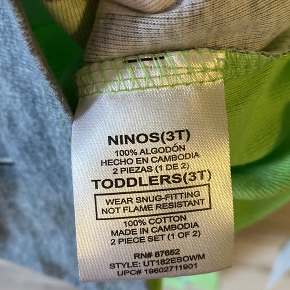 Toddler  Star Wars The Mandalorian 4-Piece Pajama Set Size 3T NEW - Picture 7 of 7